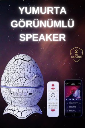 Dinozor Speaker Renk Değiştirme Projeksiyon Modu Bluetooth Hoparlör Gece Lambası Yeni Nesil -
