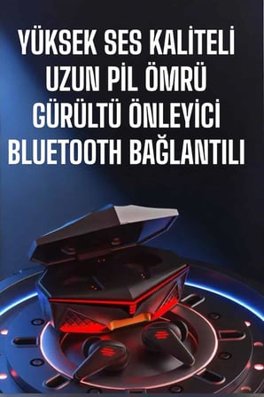 Yeni Nesil Oyuncu Kulaklığı Gürültü Önleyici Uzun Pil Ömrü Bluetooth Bağlantılı