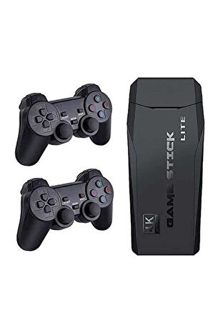 Game Stick El Atarisi 2.4g Kablosuz Çift Kol Oyunlar 4k Game Stick 3500 Oyunlu Atari Uyumlu