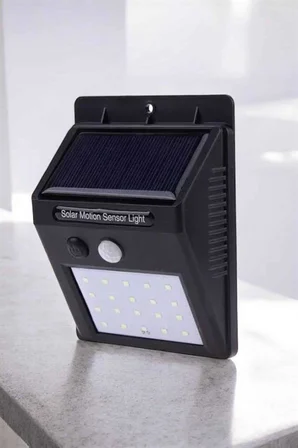Solar Güneş Enerji Panelli Sensörlü Lamba Enerji Tasarruflu -