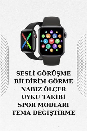 İkili Set Dev Kampanya Ucuz Kulaklık Ucuz Akıllı Saat Gürültü Önleyici Uzun Pil Ömrü -