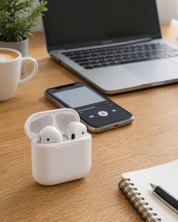 Bluetooth 5.2 Kulaklık Eller Serbest Konuşma için