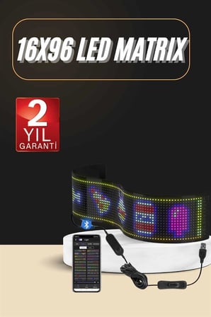Led Ekran Matrix Panel En Büyük Boy Araba Yazısı