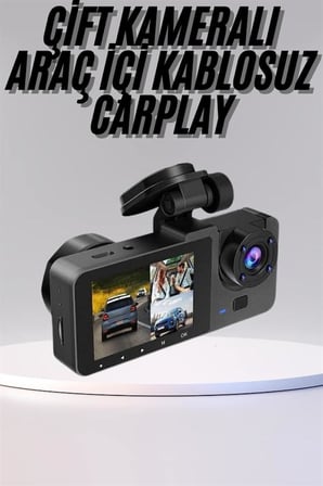 DVR Araç İçi Kamera Hareket Algılayabilen 1080P CarPlay Video Kaydedici -