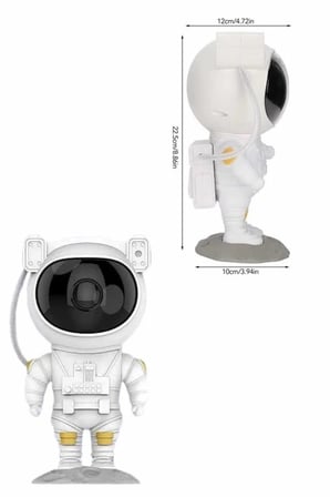Astronot Şeklinde Bluetooth Hoparlör Gökyüzü Kumandalı Aydınlatma Lamba