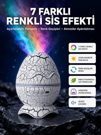 Yıldız Gökyüzü Efektli Çok Modlu Gece Işığı -