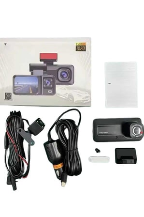 Ön ve Arka Kameralı 2 İnç 1080P Full HD DVR Araç İçi Ekran -