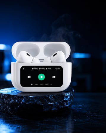 Bluetooth Kulaklık Dokunmatik OLED Ekran Yeni Nesil