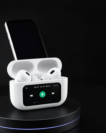 Dokunmatik Ekranlı ANC/ENC Pro Bluetooth Kulaklık