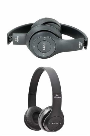Wireless 5.0 Bluetooth Kablosuz Kulaklık ANC Özellikli Kulak Üstü Ayarlanabilir -