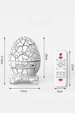 Gece Lambası Yumurta Işık Speaker Yeni Nesil Dinozor Yumurtası Görünümlü -