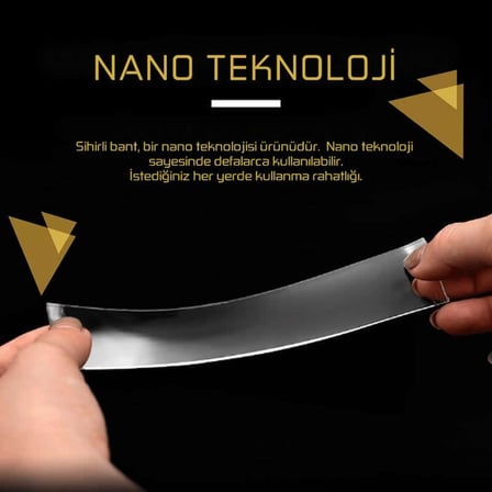 Premium Kablo Düzenleyici Duvar Askısı Halı Sabitleme Süper Güçlü Çift Taraflı Bant