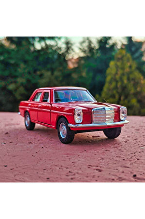ysfx W114 Koleksiyon Metal Araba 12cm Eski Araba Nostalji Kırmızı Life Sell 721051