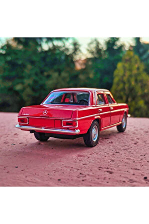 ysfx W114 Koleksiyon Metal Araba 12cm Eski Araba Nostalji Kırmızı Life Sell 721051