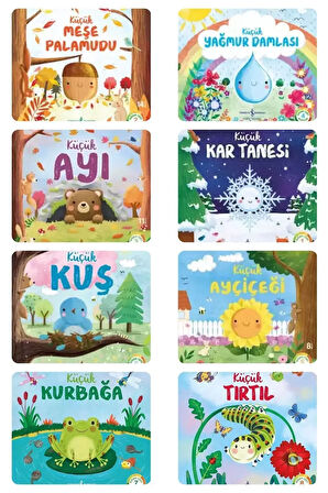 YENİ-DOĞANIN EŞSİZ HİKAYELERİ-TÜM SERİ-8 Lİ SET-Küçük kurbağa-küçük tırtıl-küçük meşe palamut