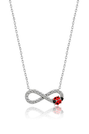 Uğur Böcekli Sonsuzluk Kolye