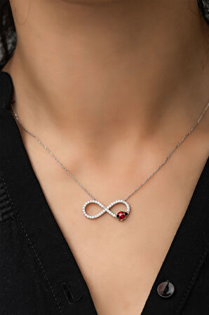 Uğur Böcekli Sonsuzluk Kolye