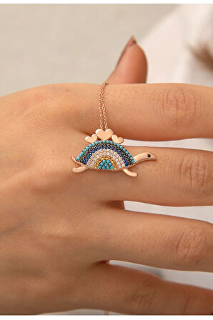 925 Ayar Gümüş Kaplumbağa Kolye