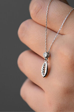 925 Ayar Gümüş Deniz Kabuğu Kolye