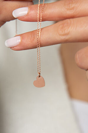 Kadın Kalp Model 925 Ayar Gümüş Kolye