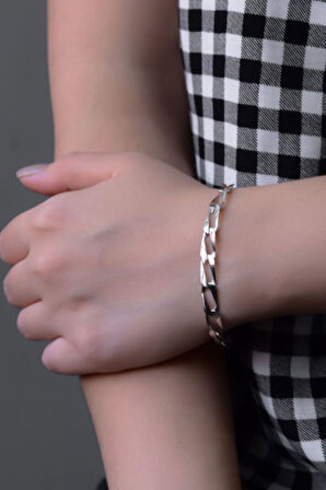 925 Ayar Gümüş Rodyum Kaplama Halloy Bileklik