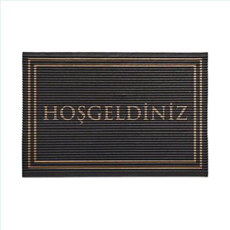 Evaşk Kapı Önü Paspası Vinil Kaymaz Tabanlı 40x60