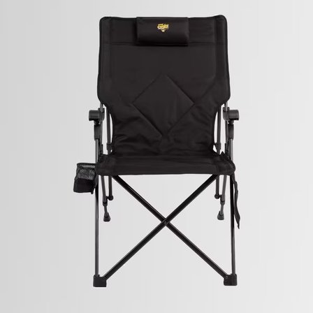 FUNKY CHAIRS Comfort 3 Kademeli Katlanabilir Kamp Sandalyesi SİYAH