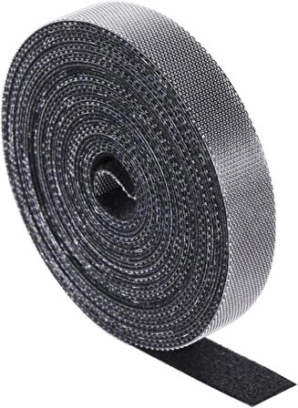 Microcase Cırt Cırt Kablo ve Malzeme Düzenleyici Kesilebilir Model 20mm X 5 metre Cırt Bant - SİYAH AL5268