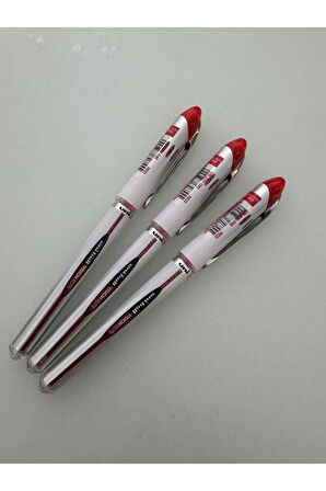 Uni-Ball Roller Kalem Vision Elite Bilye Uç 0.8 MM KIRMIZI (3 ADET)