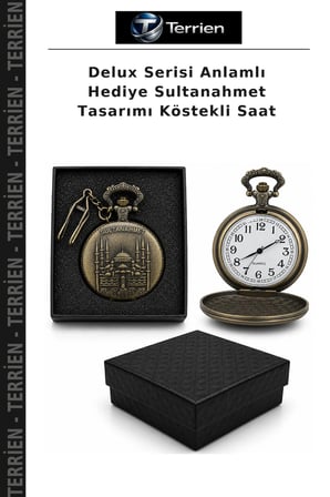 Delux Serisi Anlamlı Hediye Sultanahmet Tasarımı Köstekli Saat