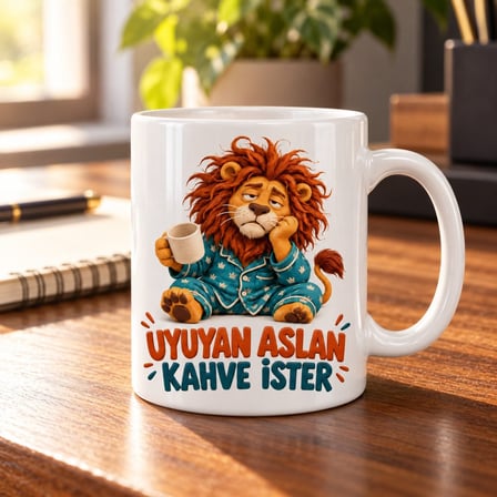 Uykunun Sözü Tasarımlı Porselen Kupa - MODEL 721
