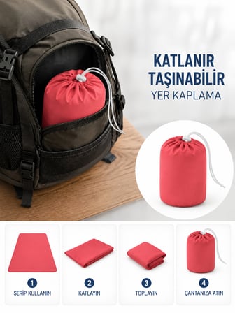 Beylini Kamp Uyku Tulumu Nefes Alır Jarse Esnek Kumaş Dayanıklı Taşıma Çantası Hediyeli Uyku Tulumu Konforlu Yıkanabilir Gezi Outdoor Av Balık Festival Kırmızı