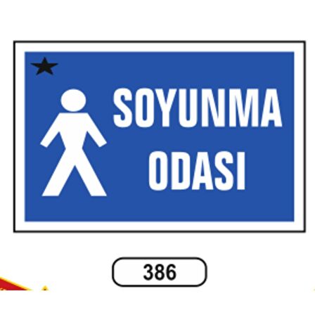 Bay Soyunma Odası Levhası