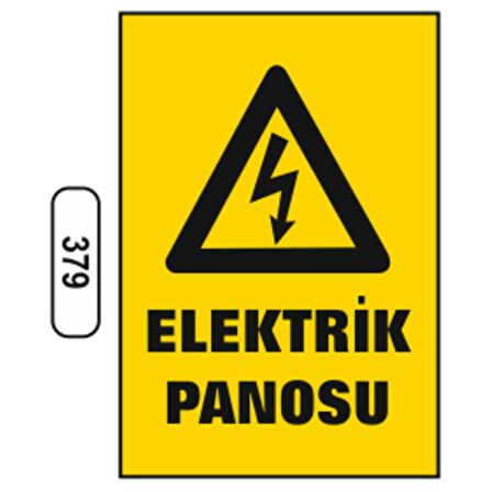 Elektrik Panosu Uyarı Levhası