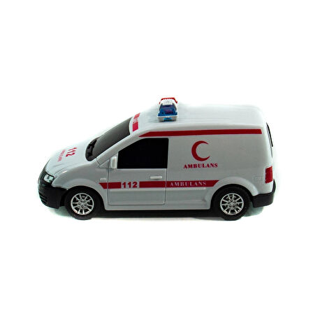 UZAKTAN KUMANDALI FULL FONK. AMBULANS 1:20 ÖLÇEK CADDY