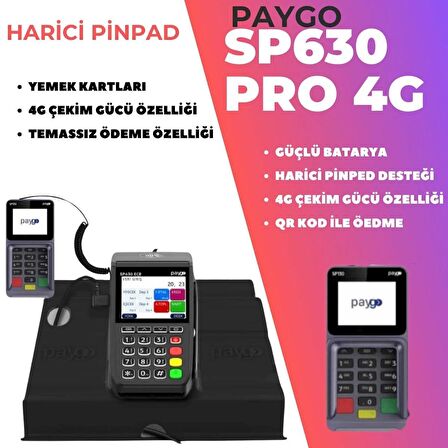 PAYGO SP 630 PRO 4G SABİT YAZARKASA POS