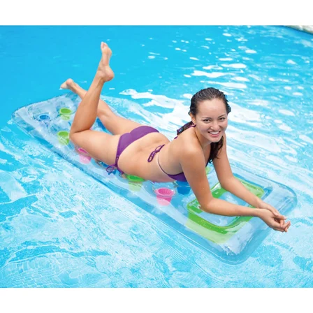 Intex Şeffaf Bardaklı Yatak 188x71 cm