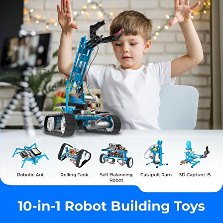 MakeBlock mBot Ultimate 10'u 1 Arada Programlanabilir Robot Kiti, Arduino & Raspberry Pi Uyumlu