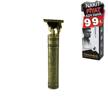 Usb Şarjlı T-Bıçak Ense & Sakal Traş Makinesi