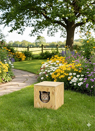 Kedi evi suya soğuğa dayanıklı 