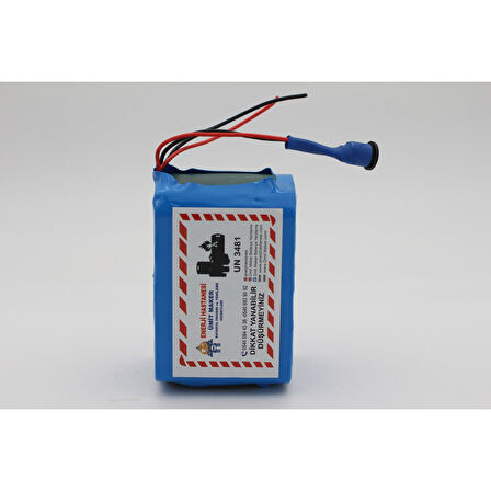 Ümit Maker 12.6V 16 Ah Lityum Batarya (Şarj Aleti Hediyedir.)