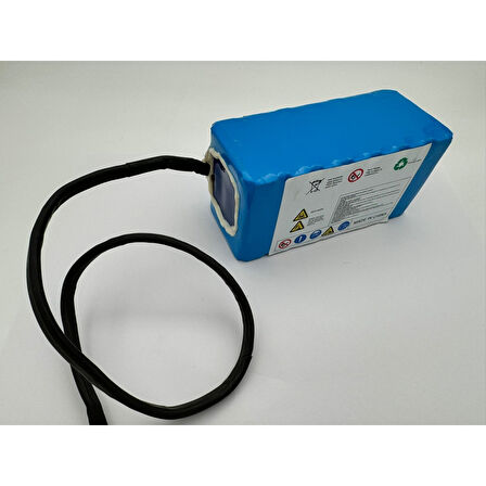 Ümit Maker 24V 7,8 A 7S3P Pil 7800 Mah Elektrikli Bisiklet Li-Ion Batarya Paketi