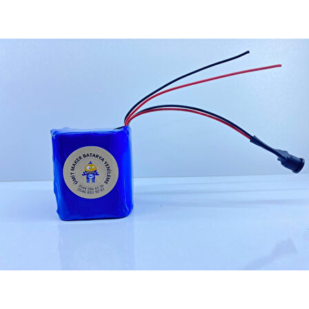 Ümit Maker 12.6V 10 Ah Lityum Batarya (Şarj Aleti Hediyedir.)