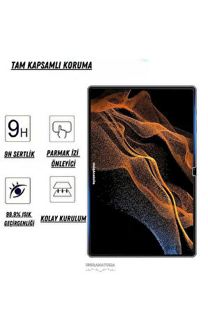 Samsung Galaxy Tab S10 Plus Temperli Kırılmaz Ekran Koruyucu
