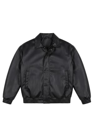 Unisex Vintage Oversize Deri Ceket