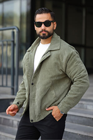 Unisex Yeni Sezon Kapitone Dolgulu Oversize Vintage