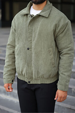 Unisex Yeni Sezon Kapitone Dolgulu Oversize Vintage