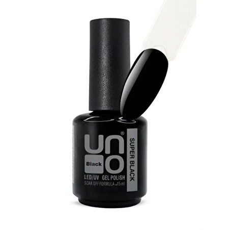 Uno Süper Black Siyah Kalıcı Oje 15 ml