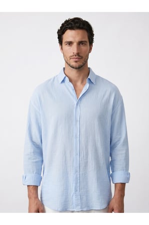 Amalfi Muslin Oversize Gömlek - Basic Fresh