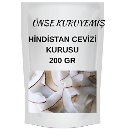 Hindistan Cevizi Kurusu 200 Gr